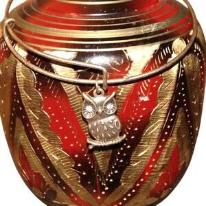 Vintage Adjustable Charm Bracelet w/OWL Charm